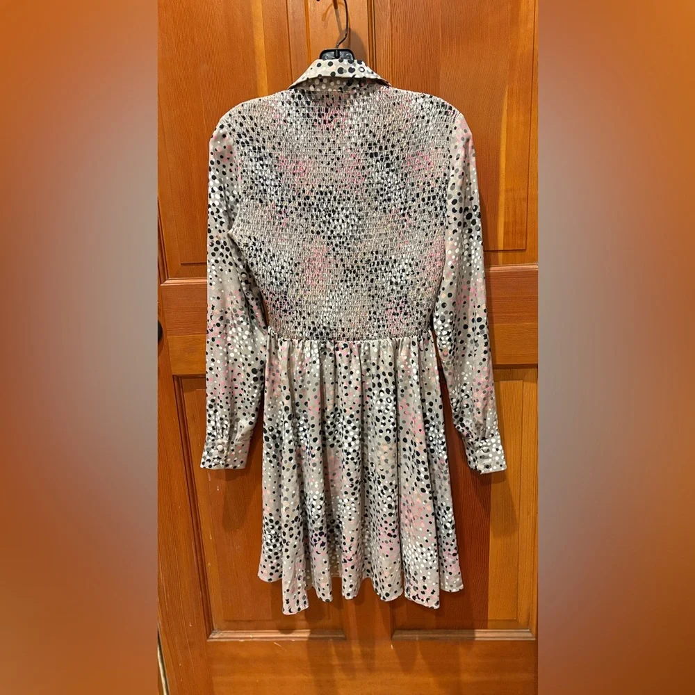 Kate Spade Soirée Dot Smocked Dress - Picture 11 of 13